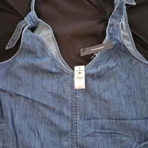 Express Demin Dress Romper